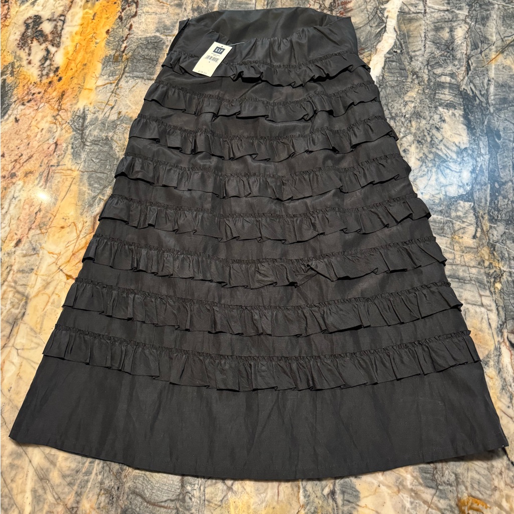 Gap Strapless Dress Vintage 2008 Nwt Like New. Black Size 4 Perfect Condition